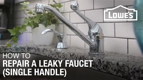 how to fix faucet handle leak|How to Fix A Dripping or Leaky Single Handle Faucet